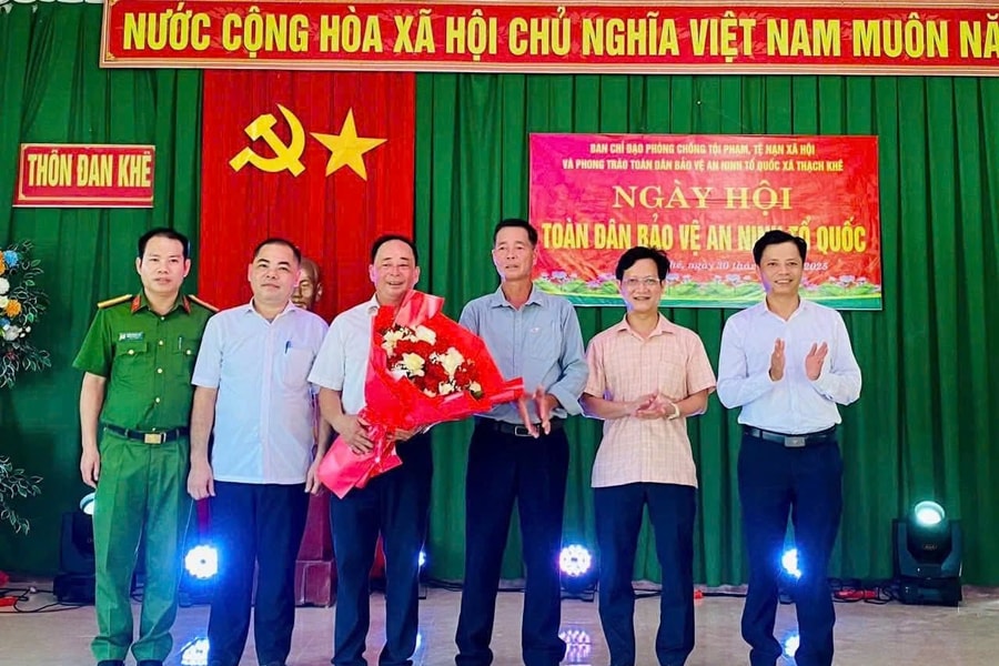 Hà Tĩnh: Sôi nổi ngày hội Toàn dân bảo vệ an ninh Tổ quốc tại xã Thạch Khê