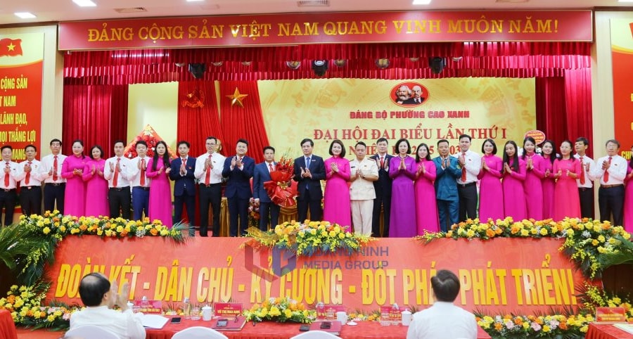 Đại hội đại biểu Đảng bộ phường Cao Xanh lần thứ I, nhiệm kỳ 2025-2030