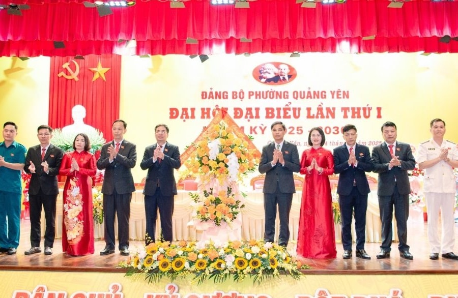 Đại hội đại biểu Đảng bộ phường Quảng Yên lần thứ I, nhiệm kỳ 2025-2030