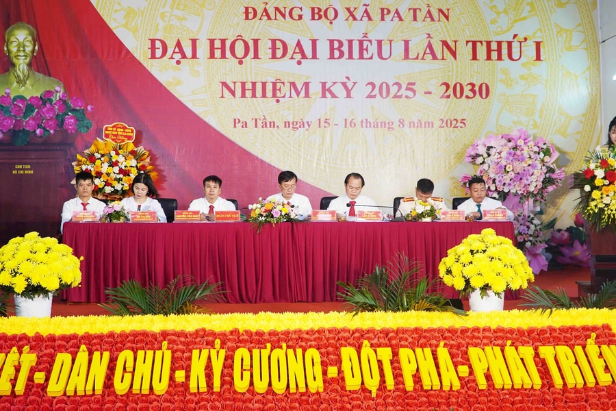Đại hội Đại biểu Đảng bộ xã Pa Tần, tỉnh Lai Châu lần thứ I, nhiệm kỳ 2025-2030