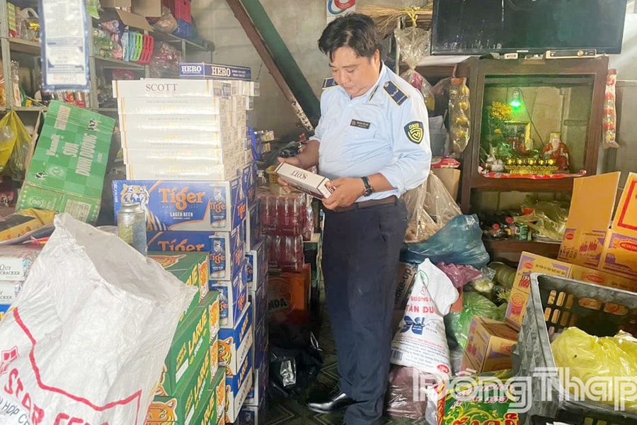 Thu phạt hơn 3 tỷ đồng từ các vụ buôn lậu, gian lận thương mại tại Đồng Tháp