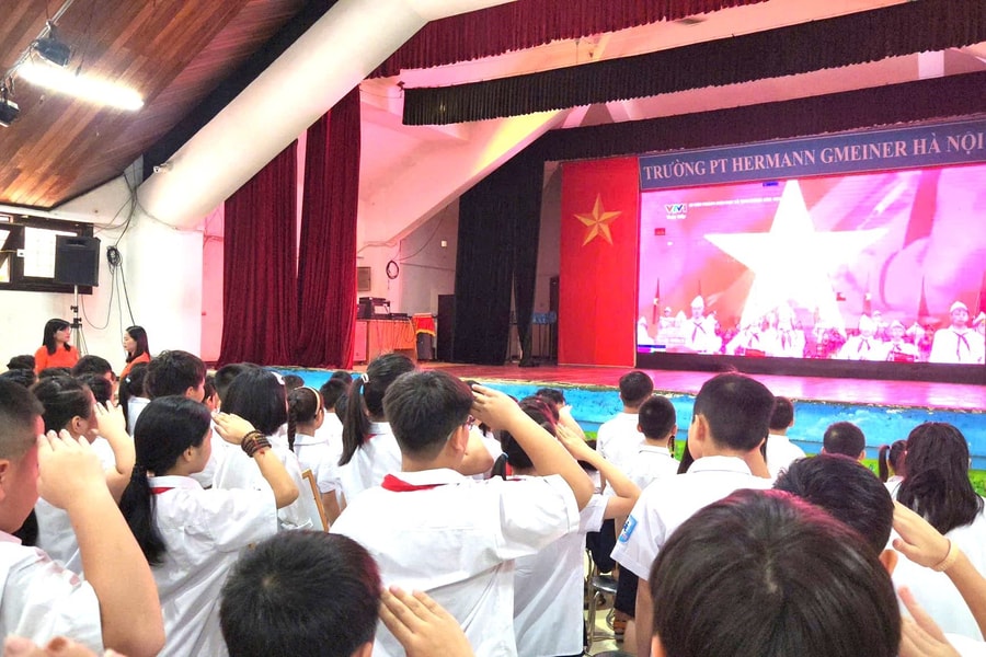 Lễ khai giảng đặc biệt của thầy trò Trường Phổ thông Hermann Gmeiner Hà Nội