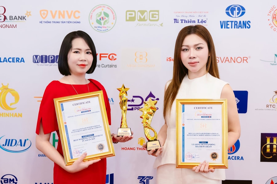 Mega Gangnam được vinh danh tại ASEAN Top Brands Award 2025