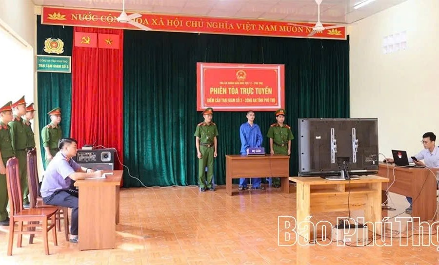 Phú Thọ: Xét xử hai phiên tòa trực tuyến đầu tiên sau khi sáp nhập