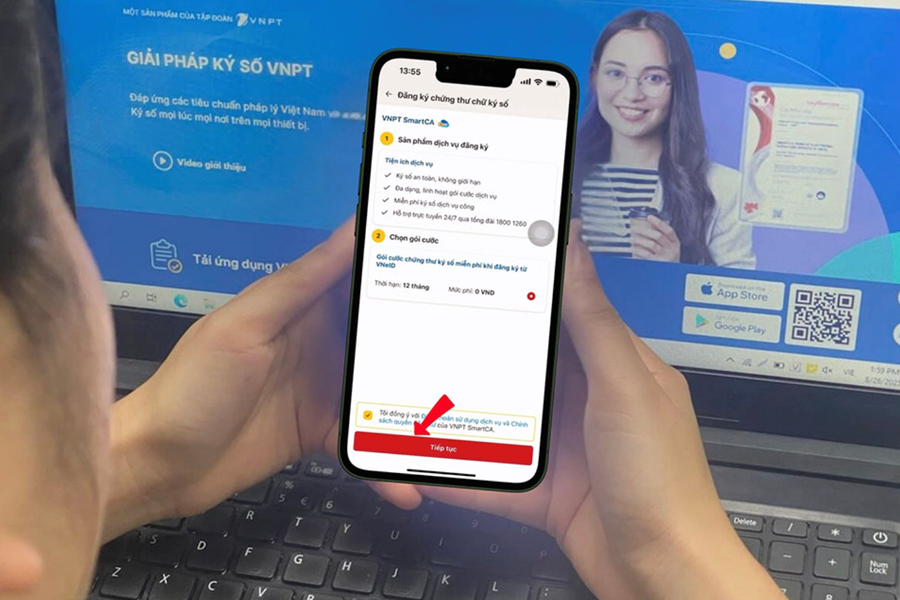 Miễn phí dịch vụ chữ ký số trên Cổng dịch vụ công