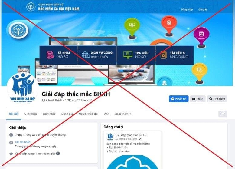 Cảnh báo giả mạo cơ quan bảo hiểm xã hội để lừa đảo