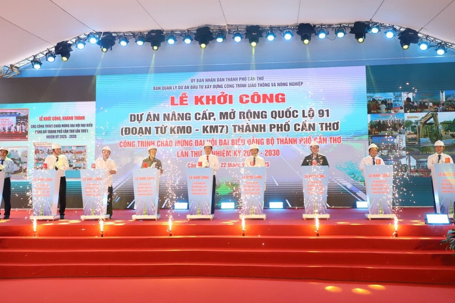 Cần Thơ: Khởi công, khánh thành 18 công trình, tổng vốn hơn 12.000 tỷ