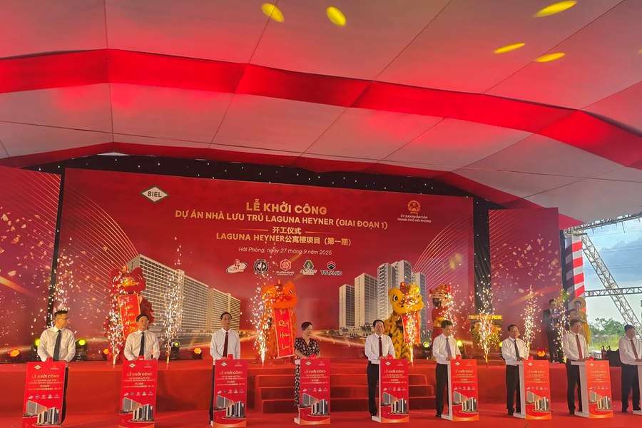 Hải Phòng: Khởi công dự án nhà lưu trú hơn 2000 tỷ đồng cho công nhân