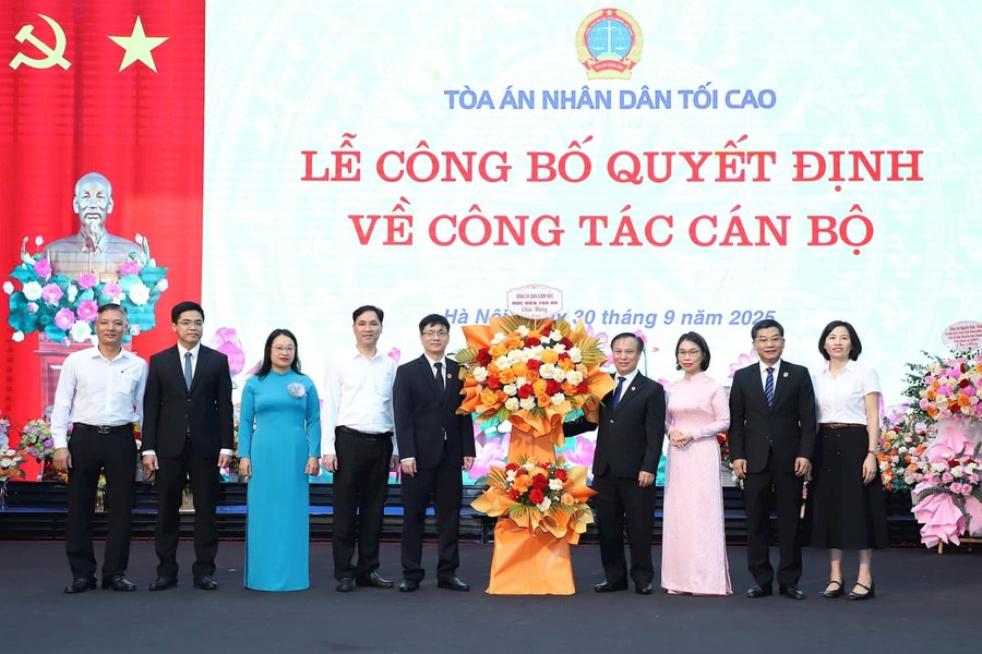 Bổ nhiệm Phó Giám đốc Học viện Tòa án