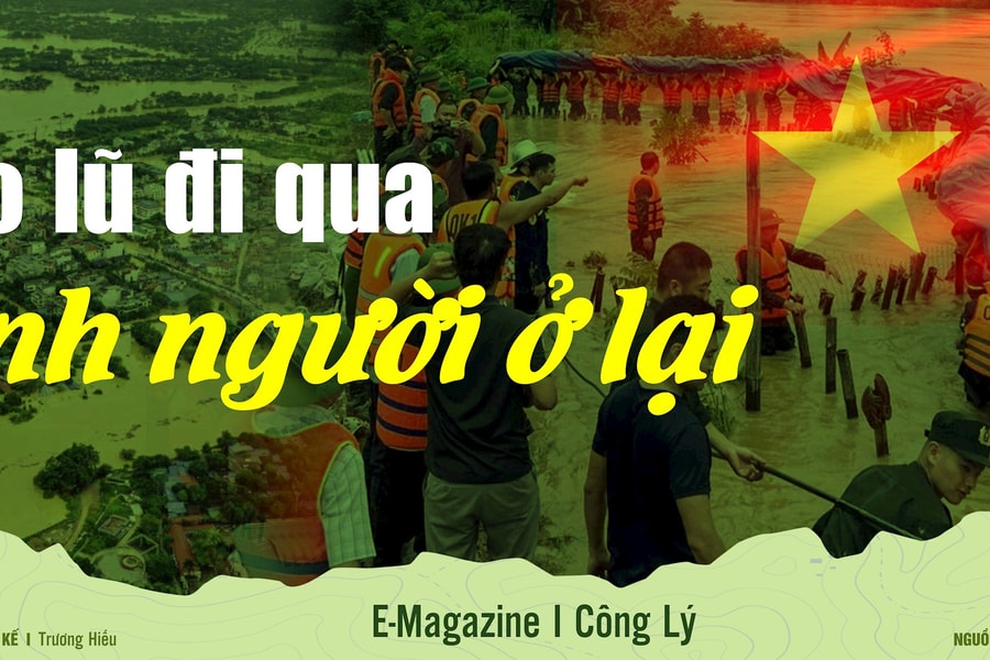 Bão lũ đi qua, tình người ở lại