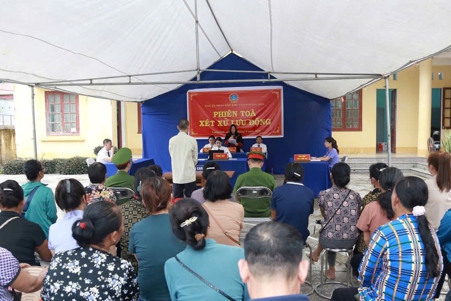 Nâng cao kiến thức pháp luật cho người dân thông qua các phiên tòa lưu động
