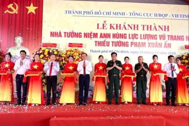 Khánh thành Nhà tưởng niệm Anh hùng LLVTND Phạm Xuân Ẩn
