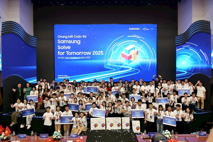 Samsung Việt Nam công bố kết quả cuộc thi Samsung Solve for Tomorrow 2025