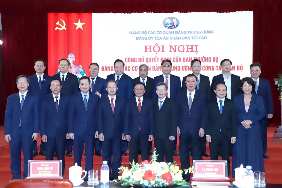 Đồng chí Nguyễn Văn Quảng giữ chức Bí thư Đảng ủy Tòa án nhân dân tối cao