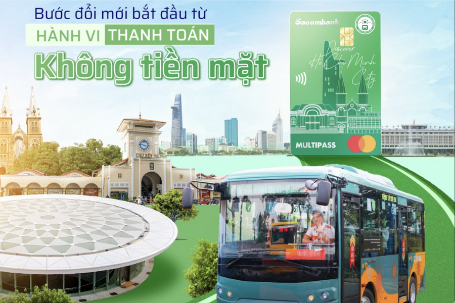 TP. Hồ Chí Minh: Giao thông công cộng đổi mới từ thanh toán không dùng tiền