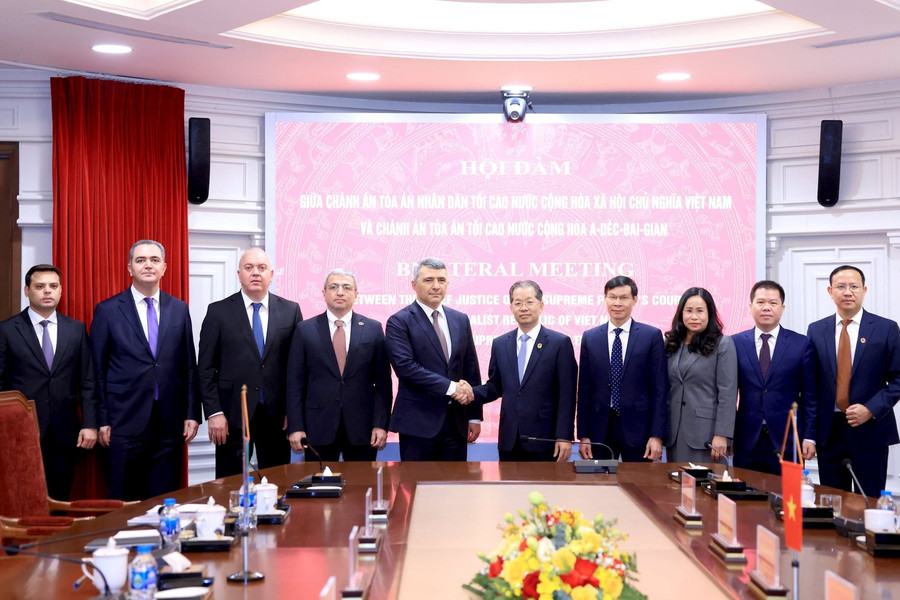Tăng cường hợp tác tư pháp giữa Tòa án Việt Nam và Azerbaijan