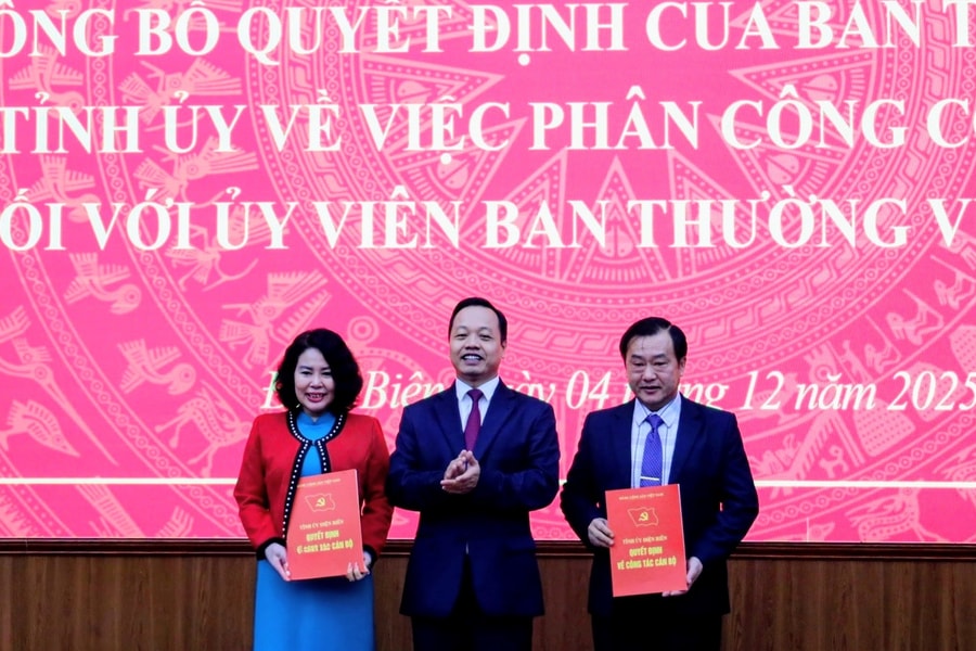 Điện Biên phân công công tác đối với Ủy viên Ban thường vụ Tỉnh ủy