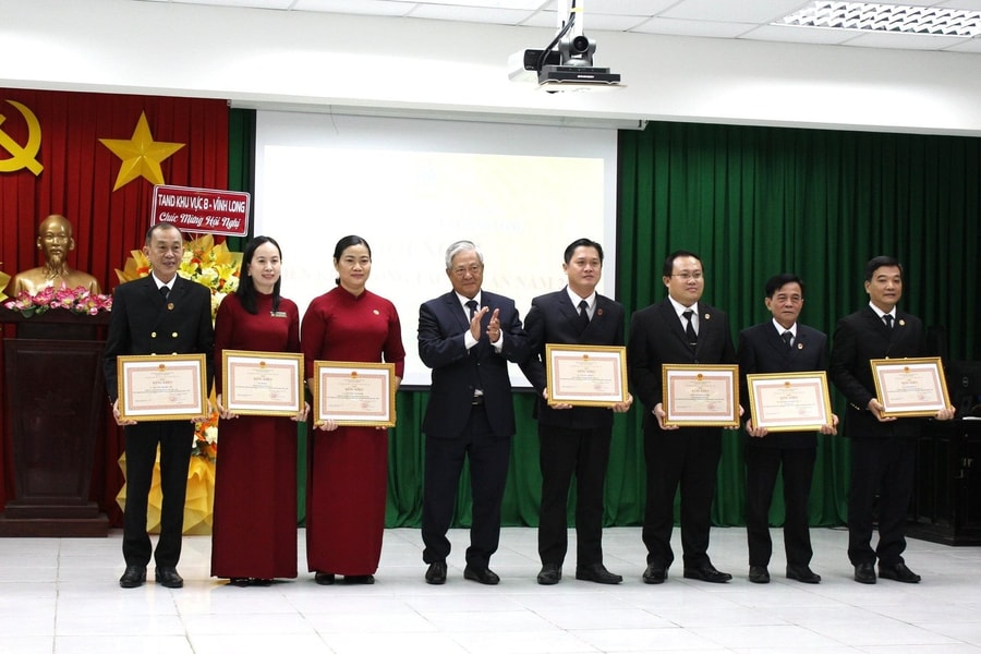 TAND hai cấp tỉnh Vĩnh Long hoàn thành xuất sắc nhiệm vụ năm 2025