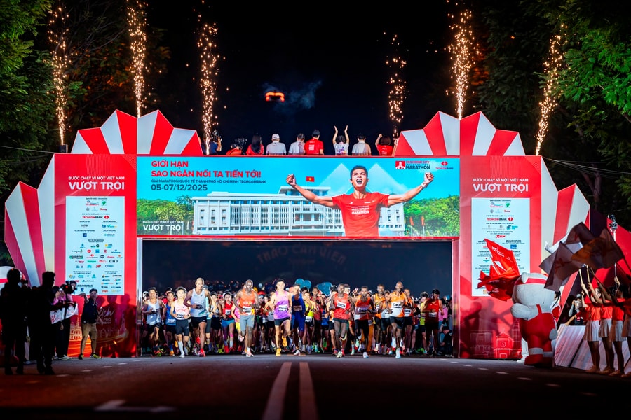 Giải Marathon Quốc tế TP. Hồ Chí Minh Techcombank mùa thứ 8: Lập kỷ lục, tạo dấu ấn quốc tế