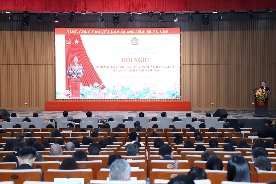 Tòa án nhân dân thành phố Hà Nội tổ chức Hội nghị triển khai công tác năm 2026
