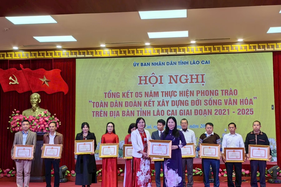 Lào Cai nâng cao đời sống văn hóa, chỉ số hạnh phúc của người dân đạt 68,3%