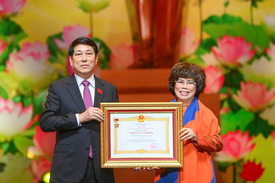Tập đoàn TH được vinh danh Anh hùng Lao động tại Đại hội Thi đua yêu nước toàn quốc
