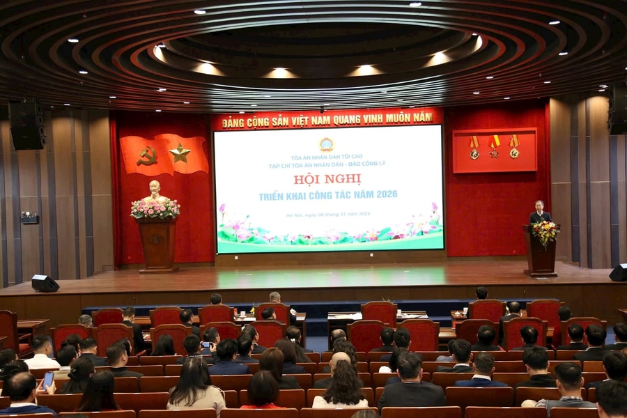 Báo Công lý và Tạp chí TAND tổ chức Hội nghị triển khai công tác năm 2026