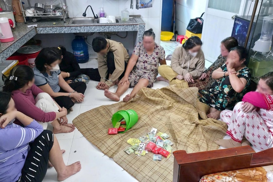 An Giang: Bắt quả tang tụ điểm đánh bạc ăn thua bằng tiền