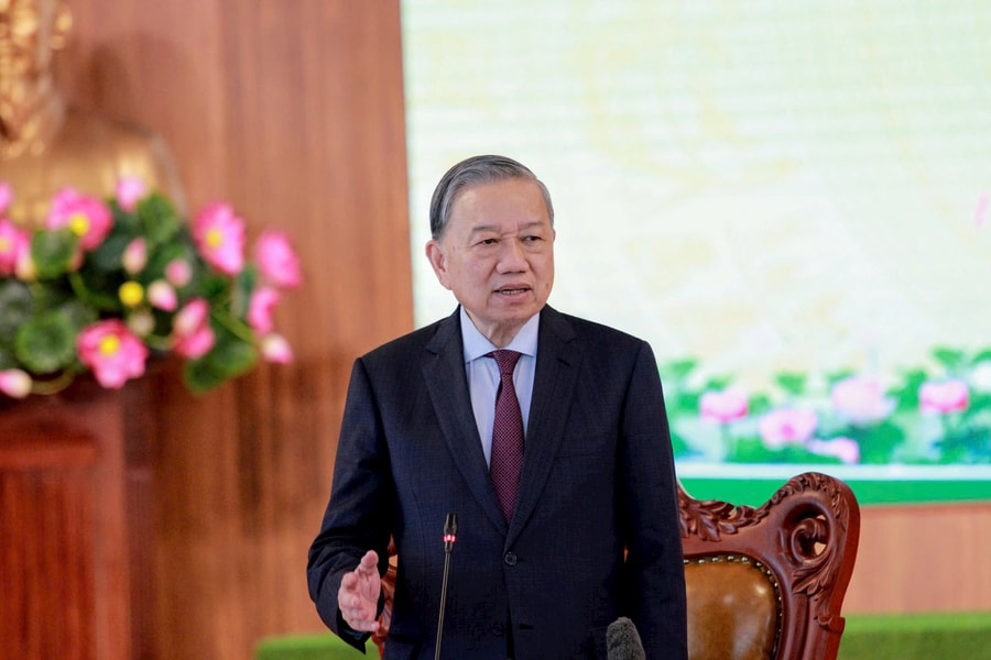 Tổng Bí thư Tô Lâm làm việc với lãnh đạo chủ chốt tỉnh Điện Biên