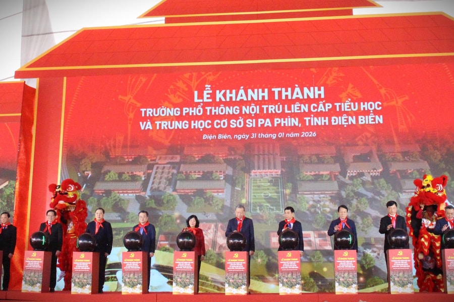 Khánh thành Trường nội trú liên cấp Tiểu học - THCS Si Pa Phìn