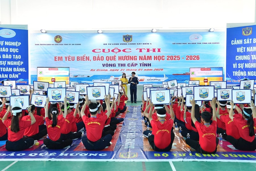 An Giang: Tổ chức Vòng thi cấp tỉnh Cuộc thi “Em yêu biển, đảo quê hương” năm học 2025 - 2026