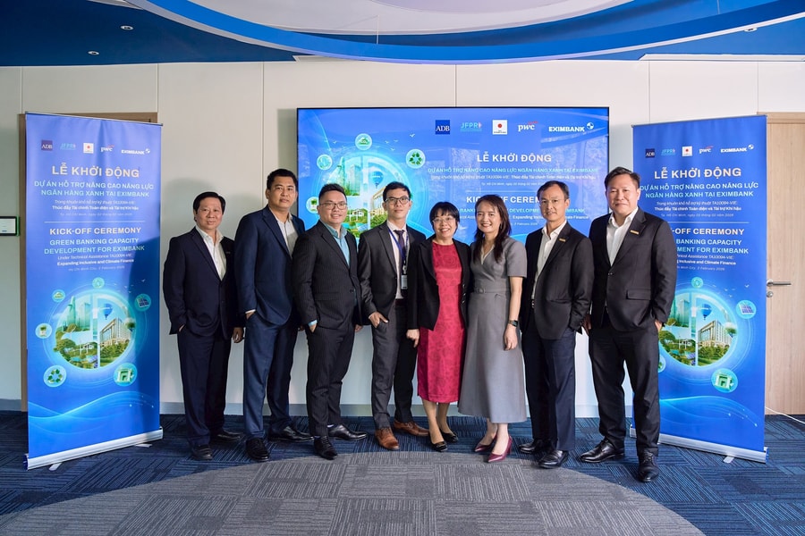 Eximbank khởi động chương trình hỗ trợ nâng cao năng lực ngân hàng xanh cùng ADB và PWC Việt Nam