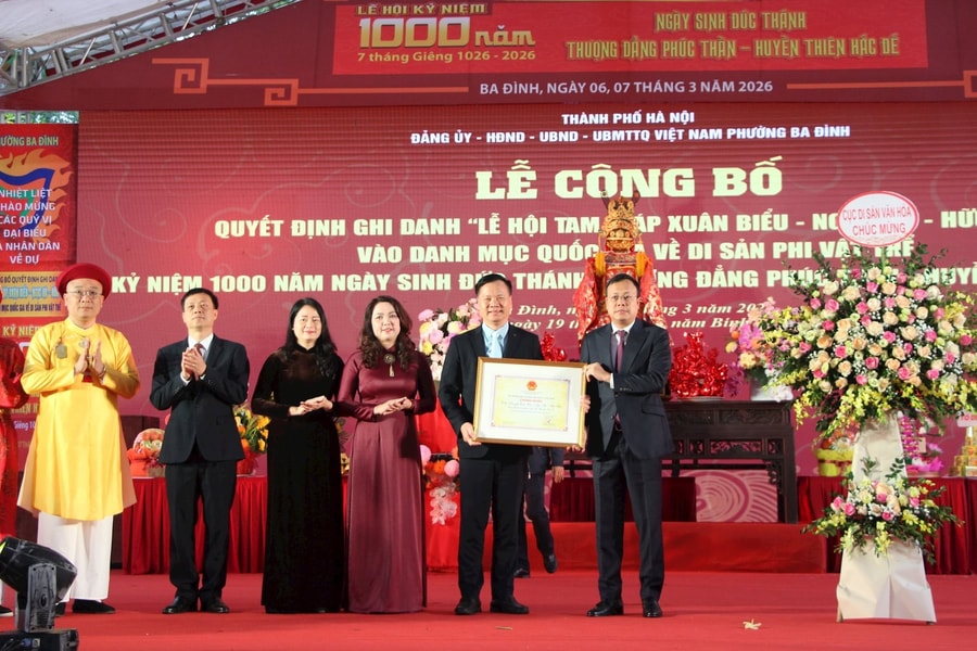 Công nhận lễ hội Tam giáp Xuân Biểu - Ngọc Hà - Hữu Tiệp là Di sản văn hóa phi vật thể