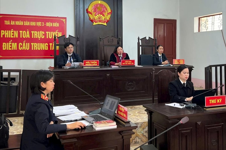 TAND khu vực 3 - Điện Biên xét xử trực tuyến 2 vụ án ma túy