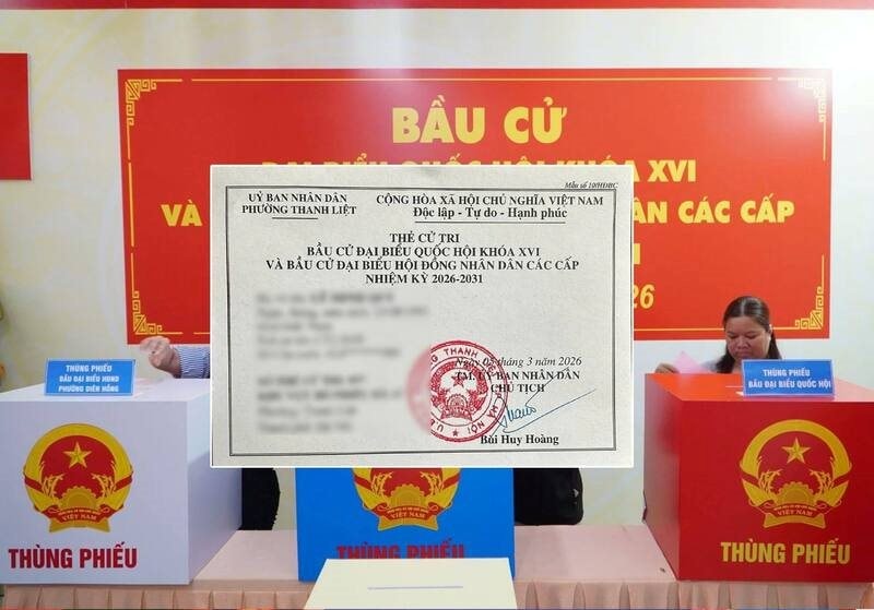 Công an cảnh báo về việc đăng thẻ cử tri lên mạng xã hội