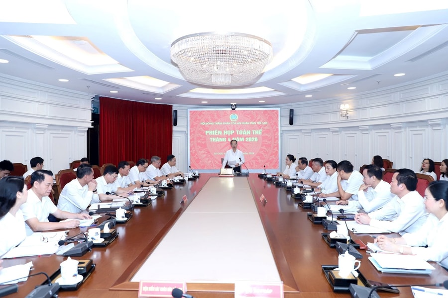 Hội đồng Thẩm phán TANDTC họp phiên toàn thể tháng 4/2026