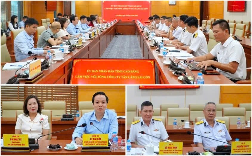 Tổng Công ty Tân Cảng Sài Gòn khảo sát đầu tư du lịch tại Cao Bằng