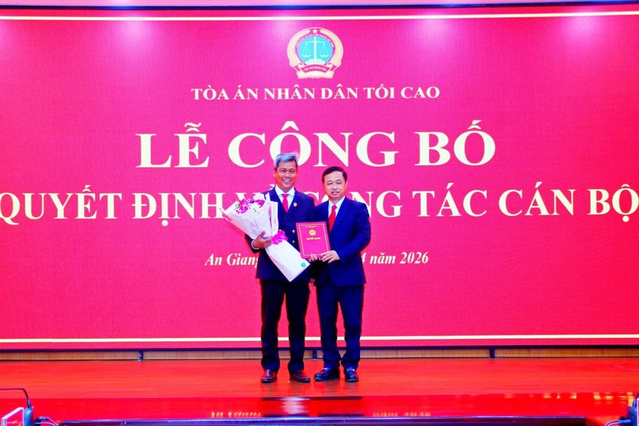 Bổ nhiệm Chánh án Tòa án nhân dân tỉnh An Giang