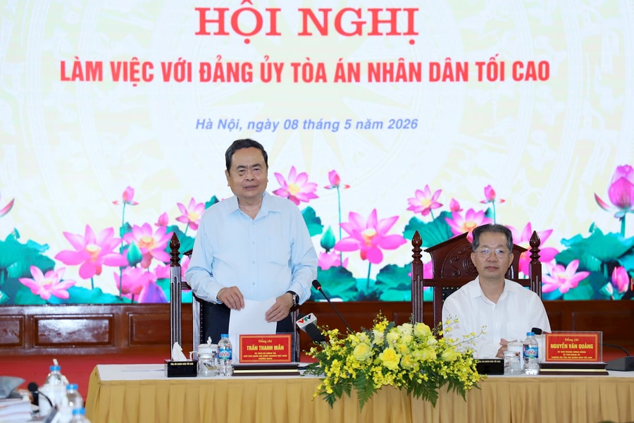 Chủ tịch Quốc hội: Tòa án góp phần tạo dựng niềm tin, thúc đẩy phát triển đất nước