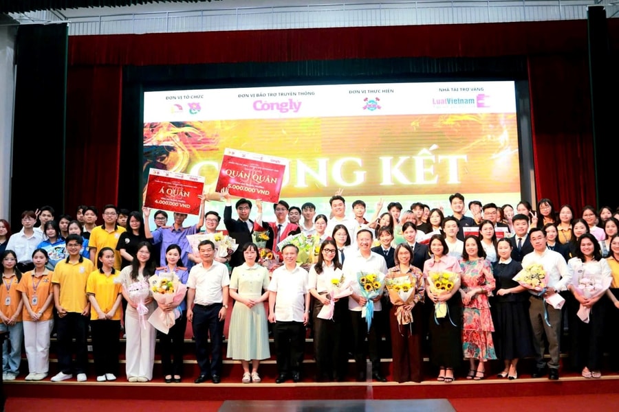 Bản lĩnh sinh viên Học viện Tòa án tại chung kết “Justice And Judgement 2026”