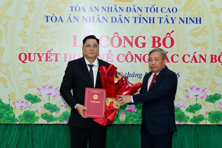 Tòa án nhân dân tỉnh Tây Ninh có tân Chánh án