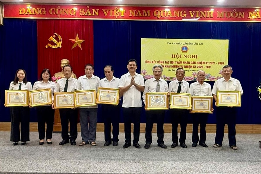 TAND tỉnh Lào Cai: Ghi nhận những đóng góp trách nhiệm của đội ngũ hội thẩm nhân dân