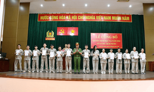 TP.HCM: 457 phạm nhân được đặc xá năm 2026
