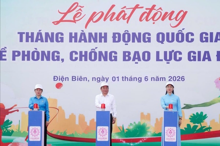 Điện Biên phát động Tháng hành động về phòng, chống bạo lực gia đình