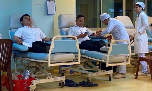 TAND khu vực 2 - Cần Thơ tích cực tham gia hiến máu cứu người