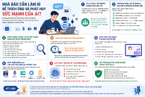 Nhà báo cần làm gì để thích ứng và phát huy sức mạnh của AI?