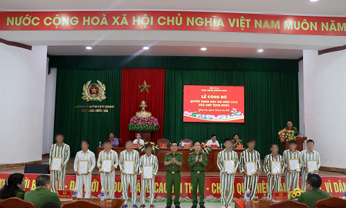 Đồng Tháp: 234 phạm nhân được đặc xá năm 2026