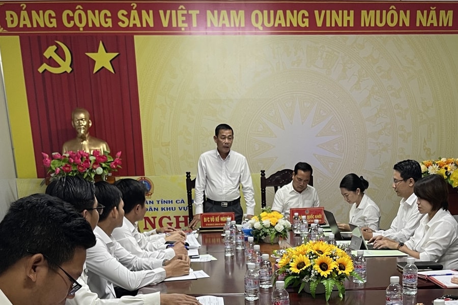 Chánh án TAND tỉnh Cà Mau kiểm tra tình hình hoạt động TAND khu vực 9