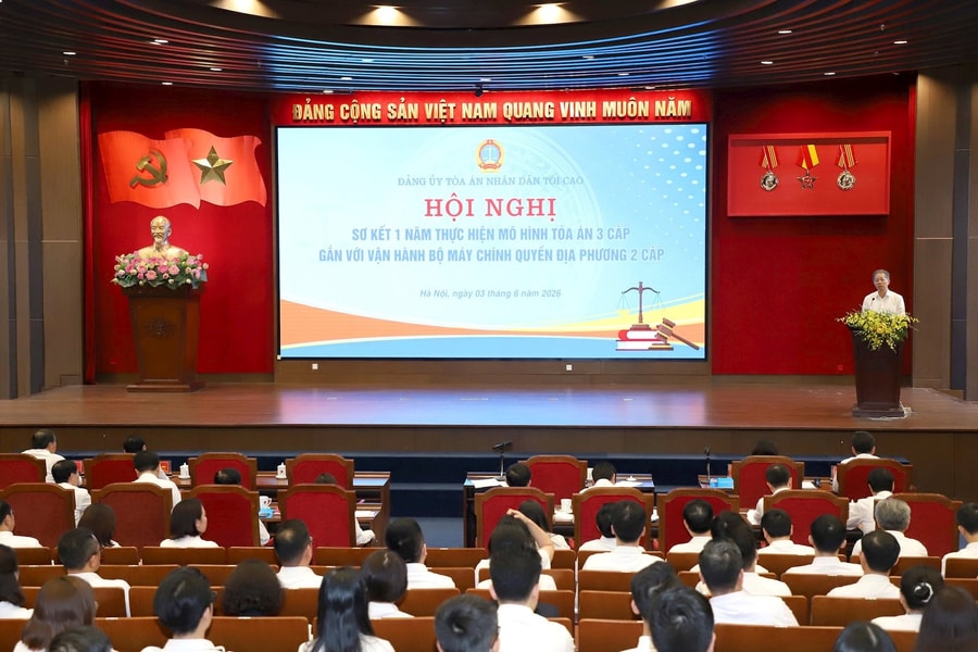Hoạt động của Tòa án 3 cấp ổn định, bảo đảm thông suốt