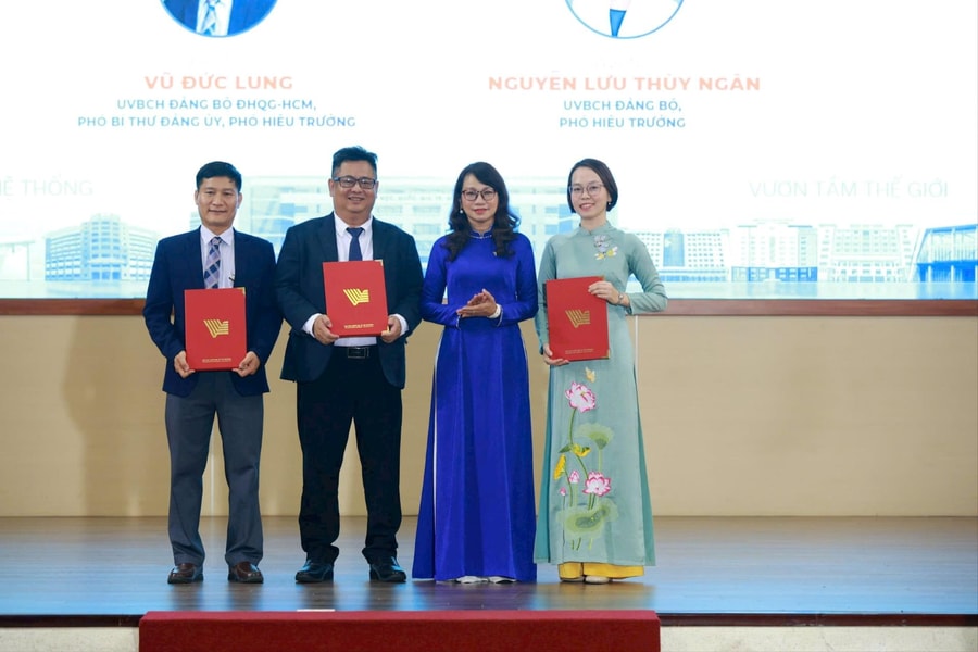 ĐHQG TP.HCM kiện toàn nhân sự chủ chốt loạt trường thành viên